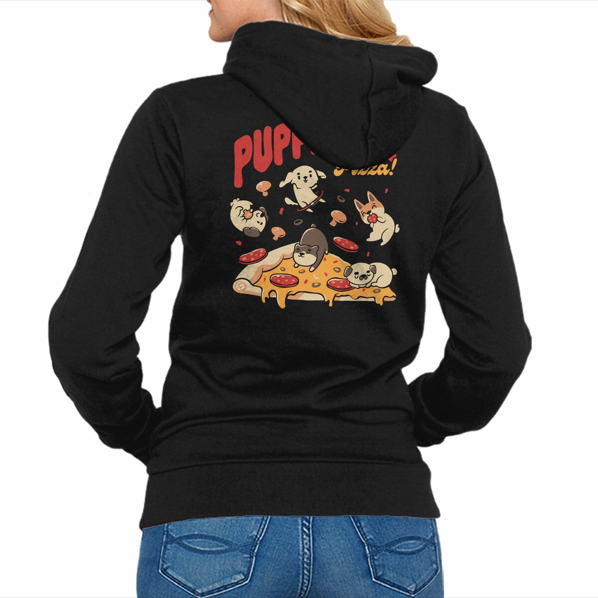 Pupperoni Pizza Comfy Essentials Relaxed Hoodie