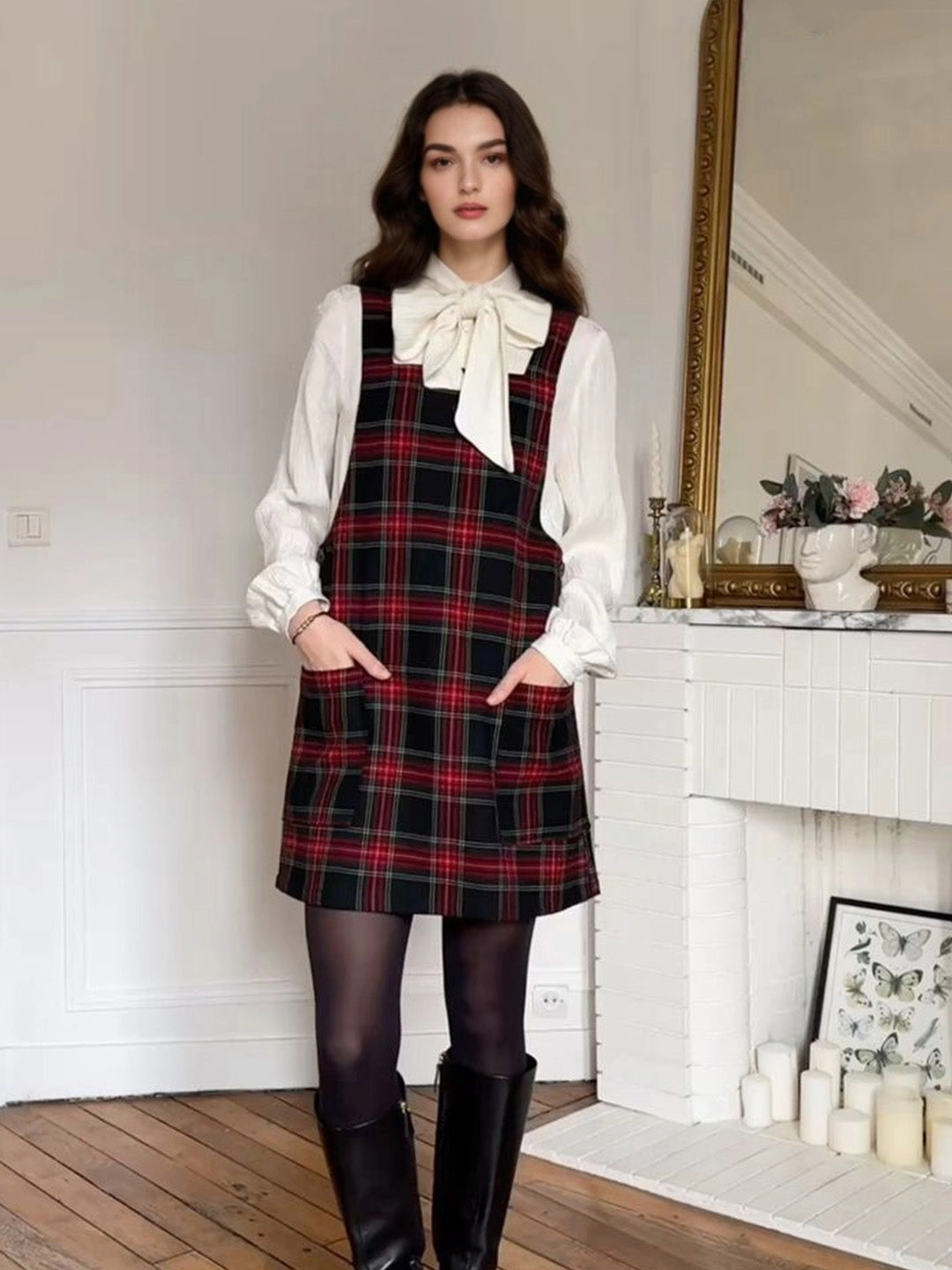 Hero Tale EcoFriendlyDye Amoura Square Neck Dress