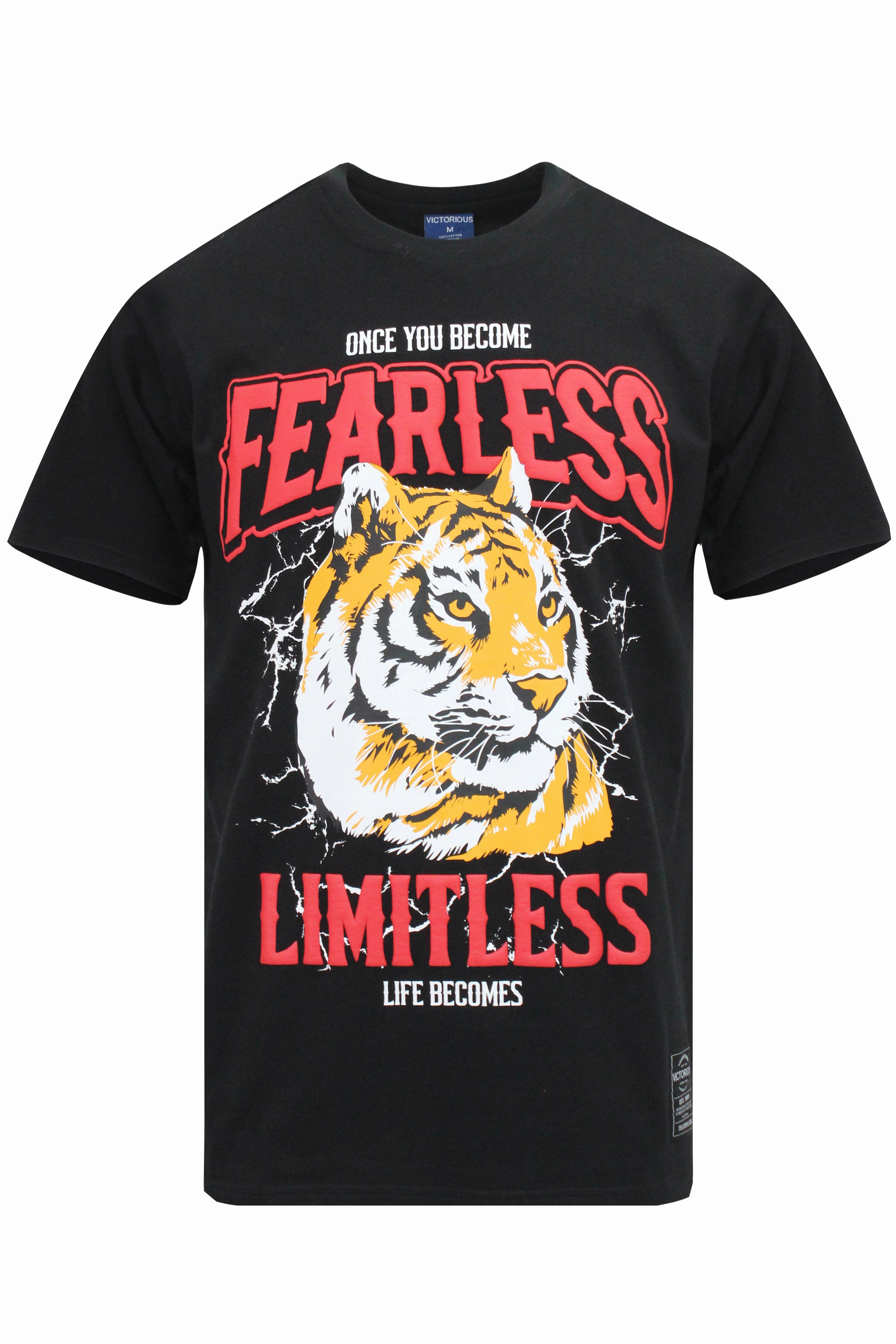 Soft and Cozy Fearless Tiger T-shirt