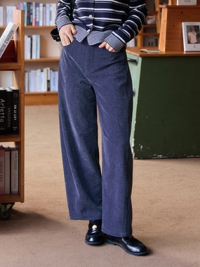 Macy Straight Trousers Basic Utility Tear Resistant Fabric