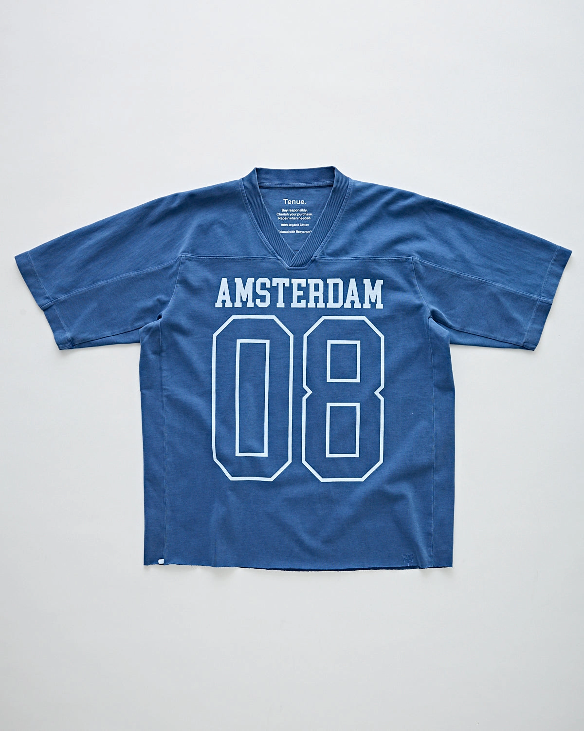 Web Glow Football T-Shirt Amsterdam Navy