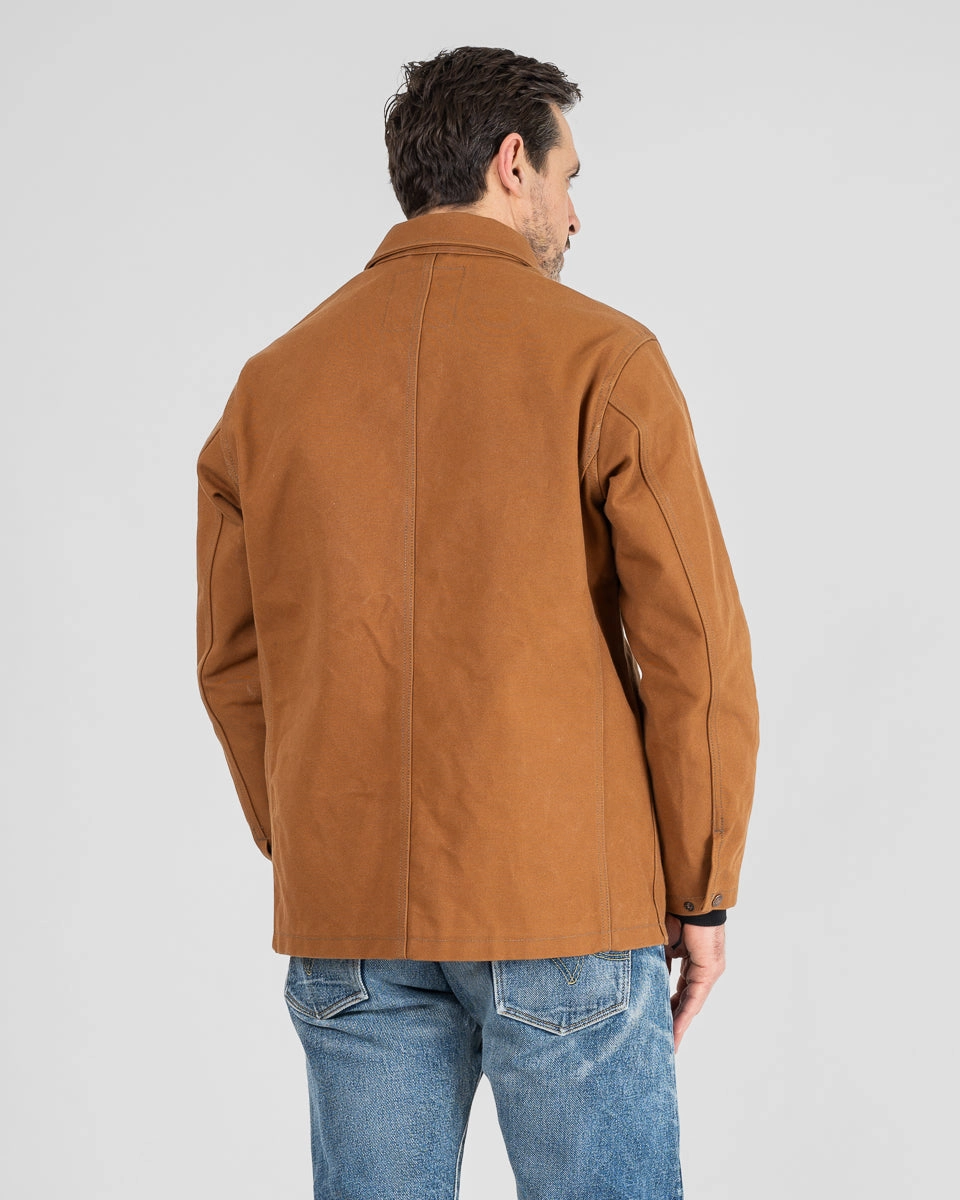 Zero Core Epic Core 20oz Paraffin Coated Duck Chore Jacket - Brown