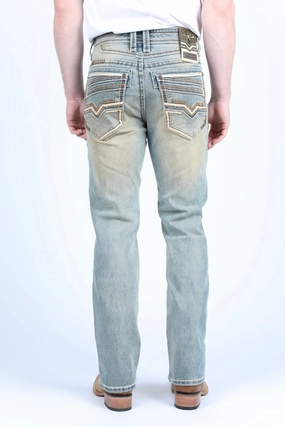 Simple Layers High Quality Eco Friendly Holt Men's Slim Boot Cut Jeans