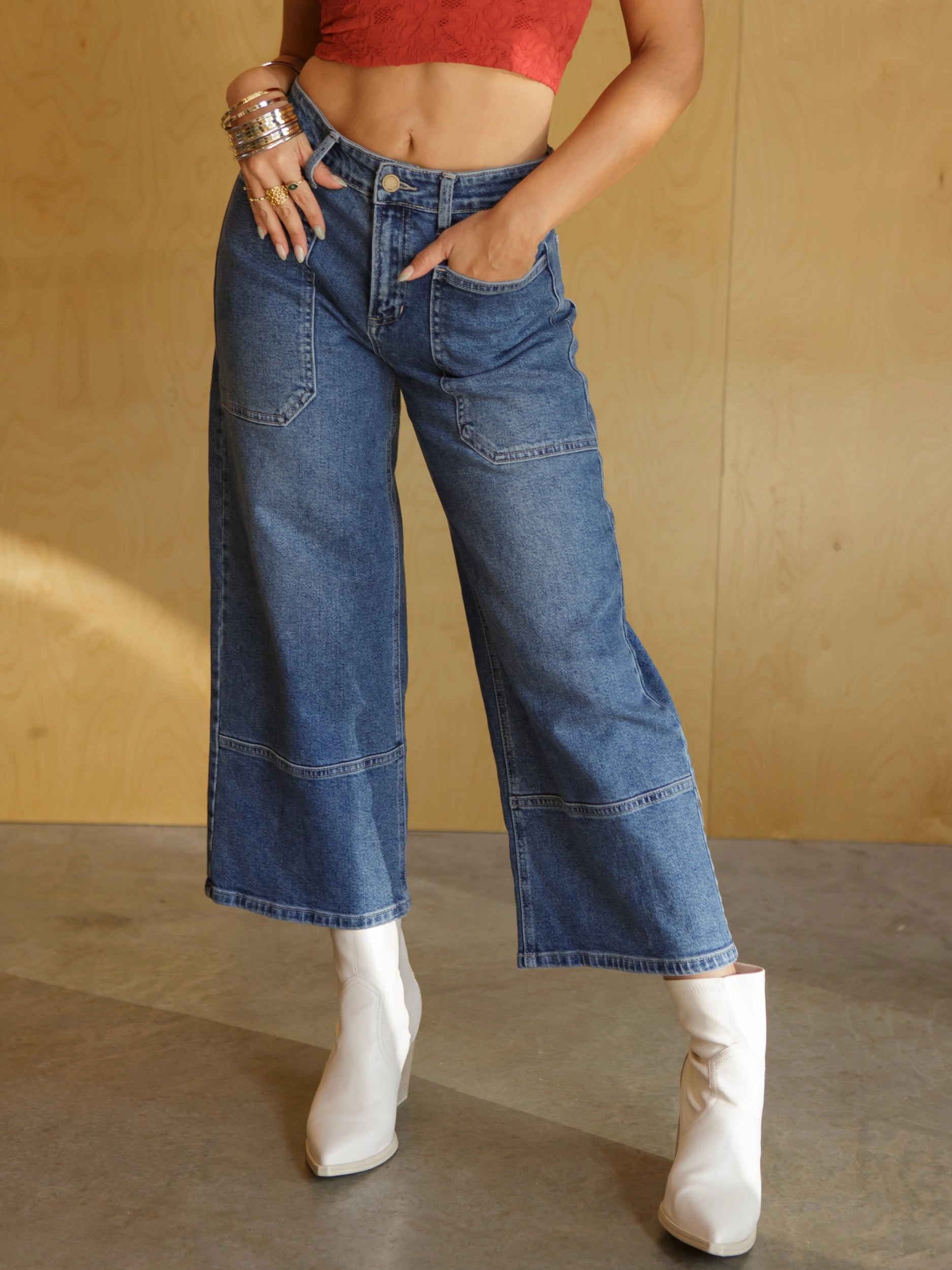 Future Tripping Wide Leg Jeans Style Match