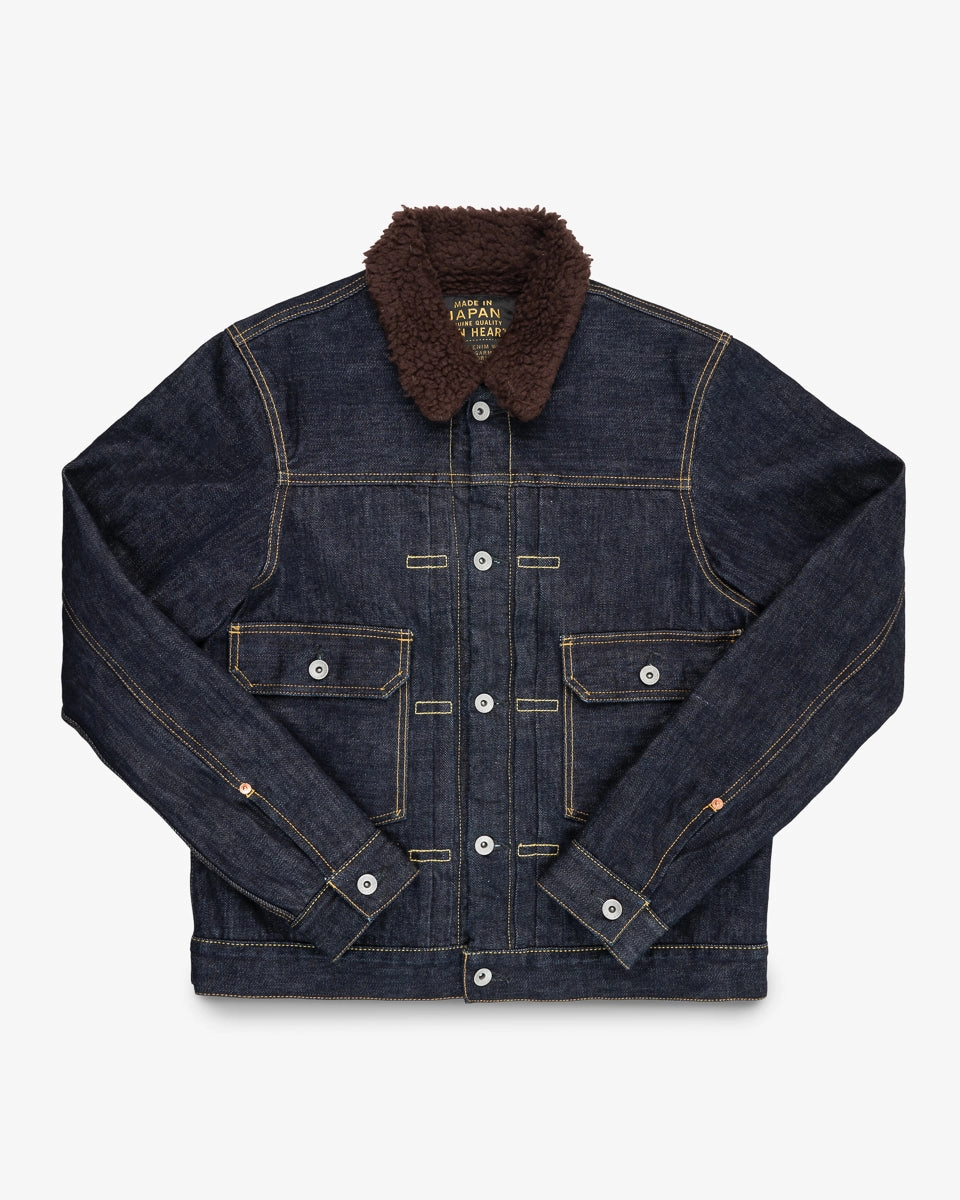 16oz Selvedge Denim Fleece Lined Type II - Indigo Chic Fit Practical Leggings