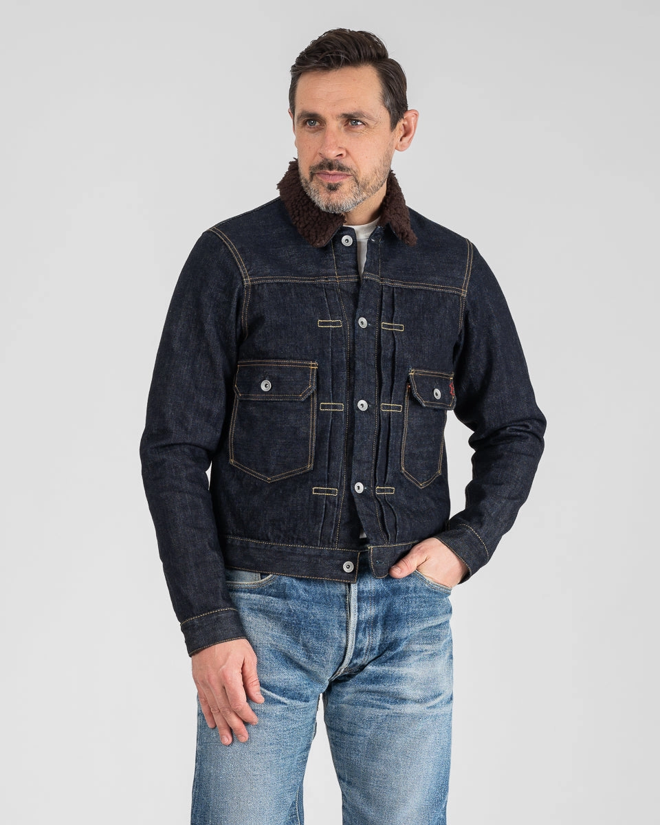 16oz Selvedge Denim Fleece Lined Type II - Indigo CompactPackability