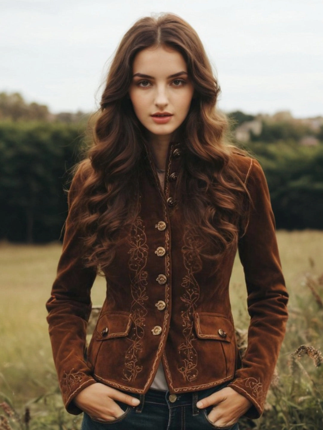 Megan Stand Collar Jacket Summer Outfit Desk Style