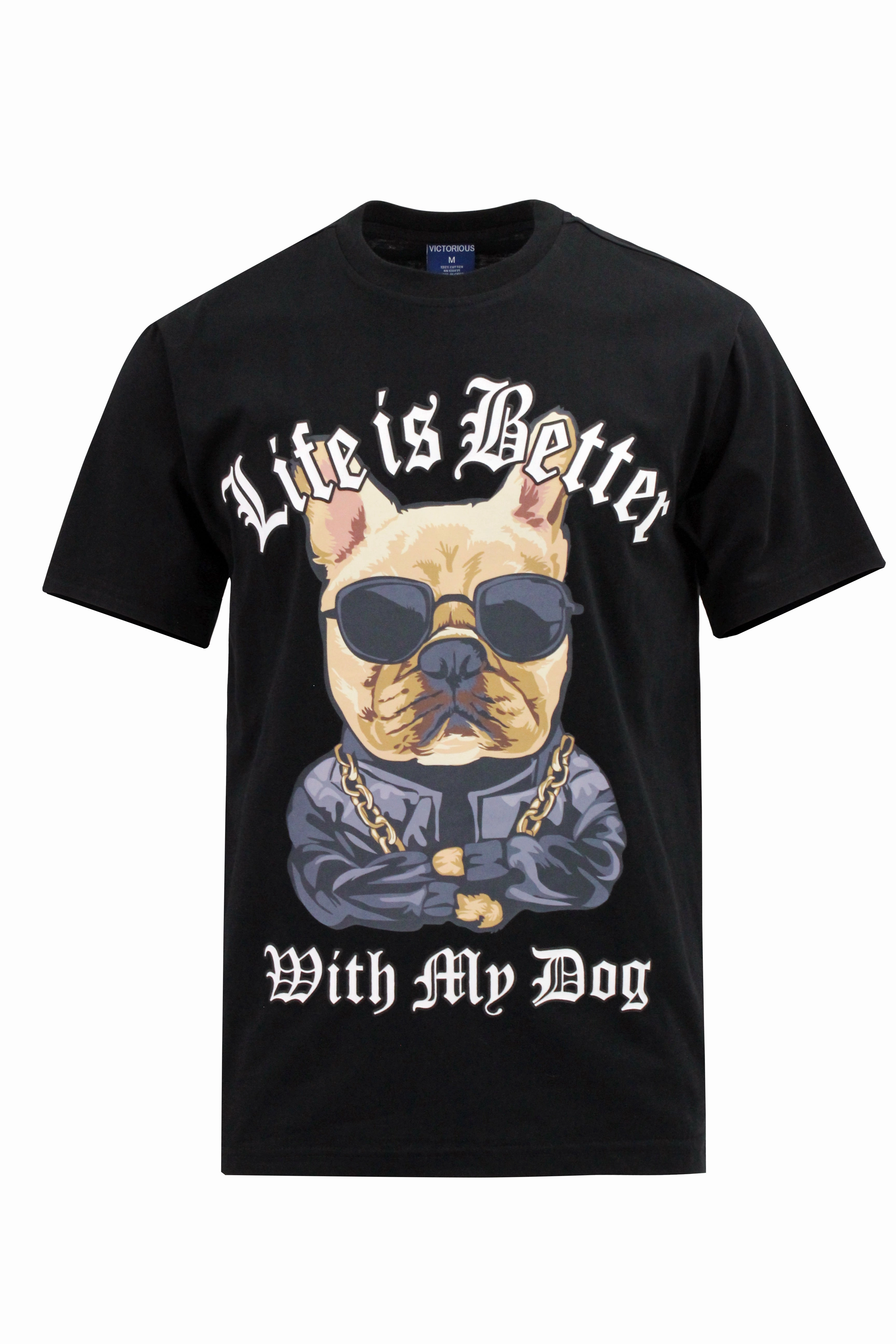 Oversized Fit Timeless casual wear Life Is Better With My Dog T-shirt