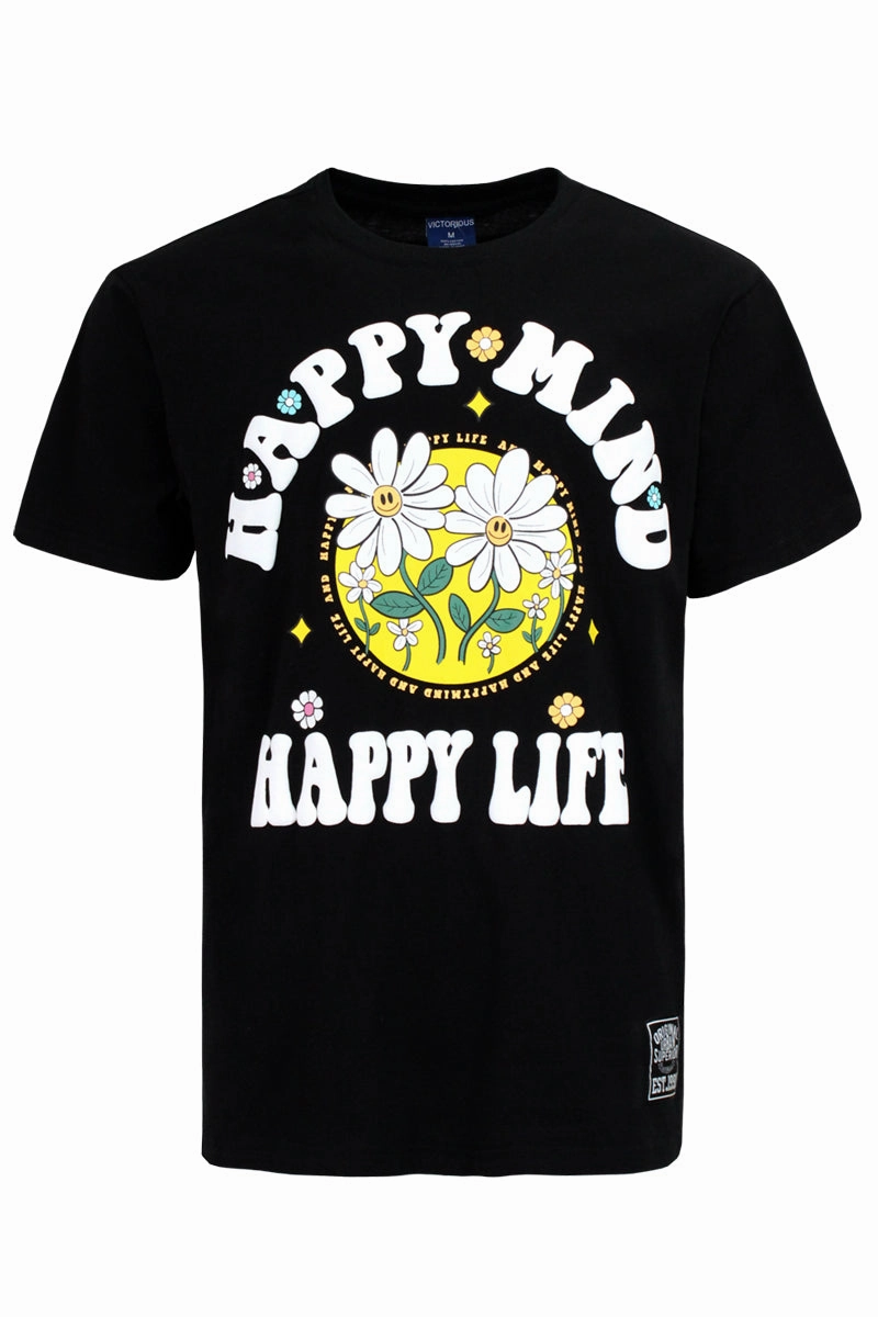 Happy Mind Happy Life T-shirts ComfortFirst