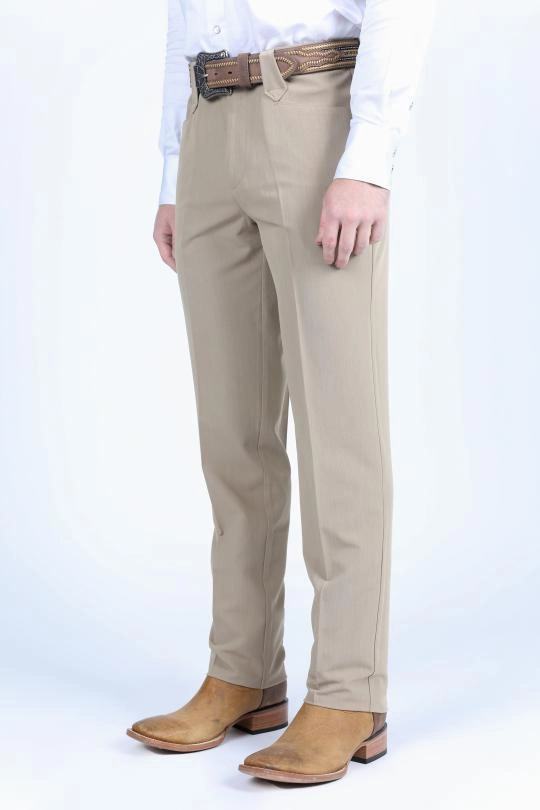 Heath Mens Poly-Stretch Slim Fit Western Suit Pants Durable Reinforced Edges