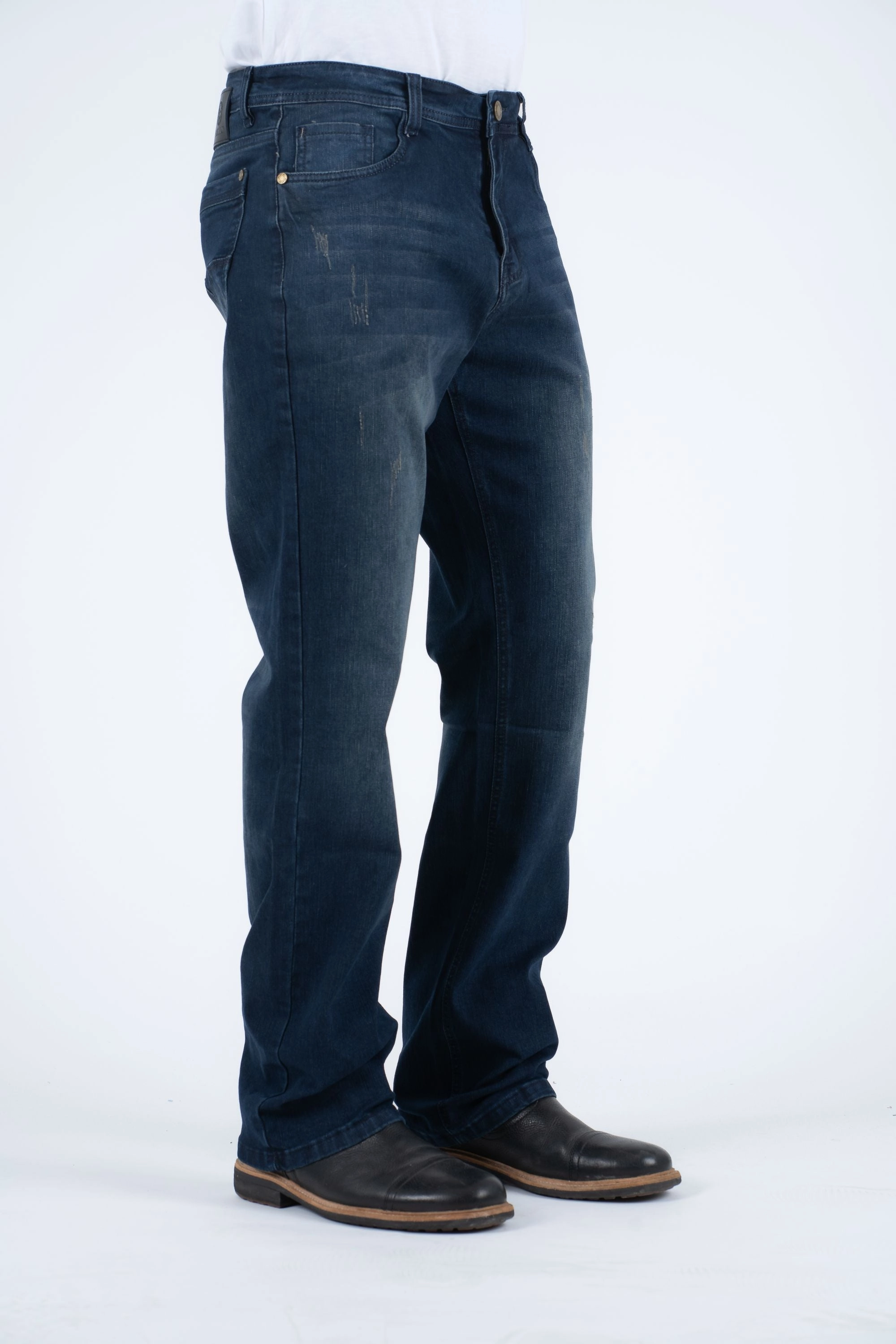 Holt Men's Blue Boot Cut Jeans Simple Wear