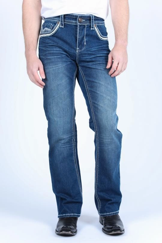 City Walk Smooth Holt Men's Slim Boot Cut Jeans