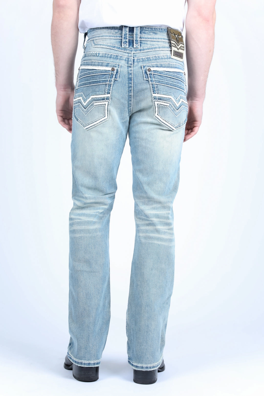 Holt Men's Slim Boot Cut Jeans Weekend Getaway Outdoor Adventure Picnic Style