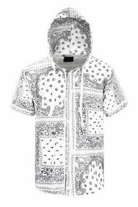 Reversible Layering Tech Compact TravelFriendly Design Hooded Bandana Baseball Jersey