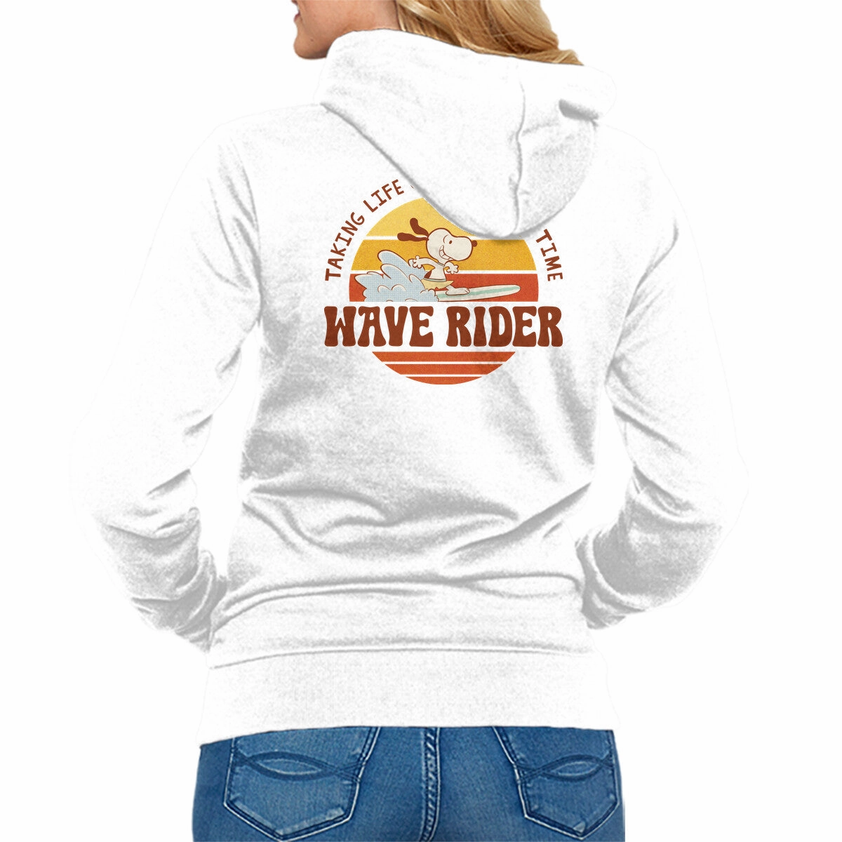 Casual Hoodie Style One Wave At A Time