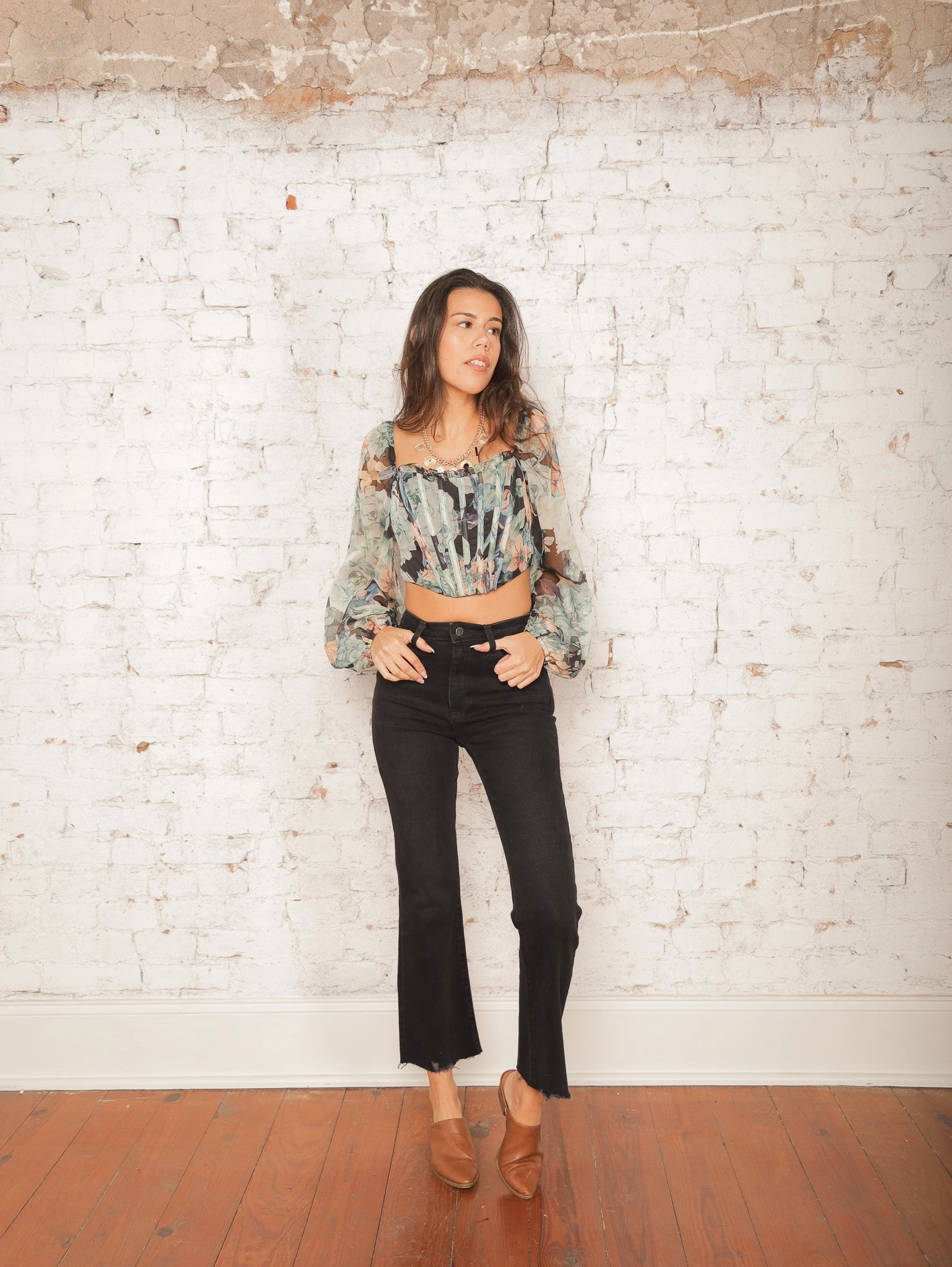 Hosta La Vista Cropped Flare Jeans Essential Style Versatile Comfort