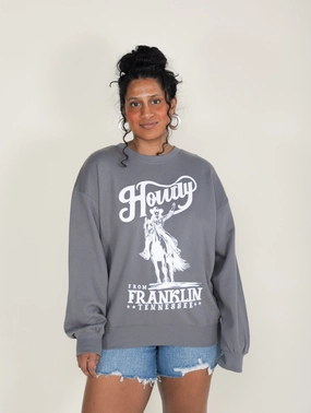 Howdy Franklin Sweatshirt AntiPill Surface Odor Resistant