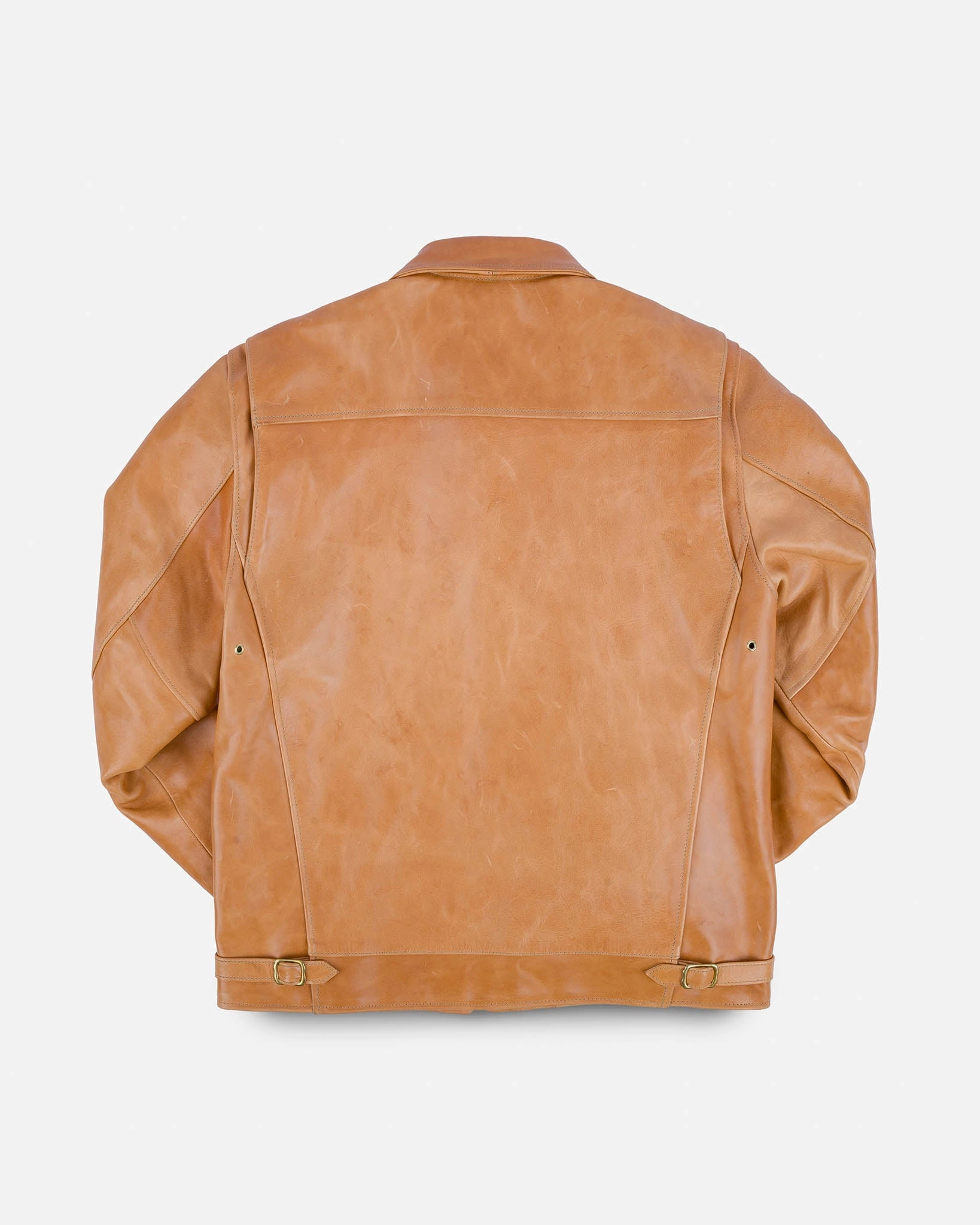 Clean Outer Iron Heart x Simmons Bilt Mustang Horsehide Tailgunner - Natural