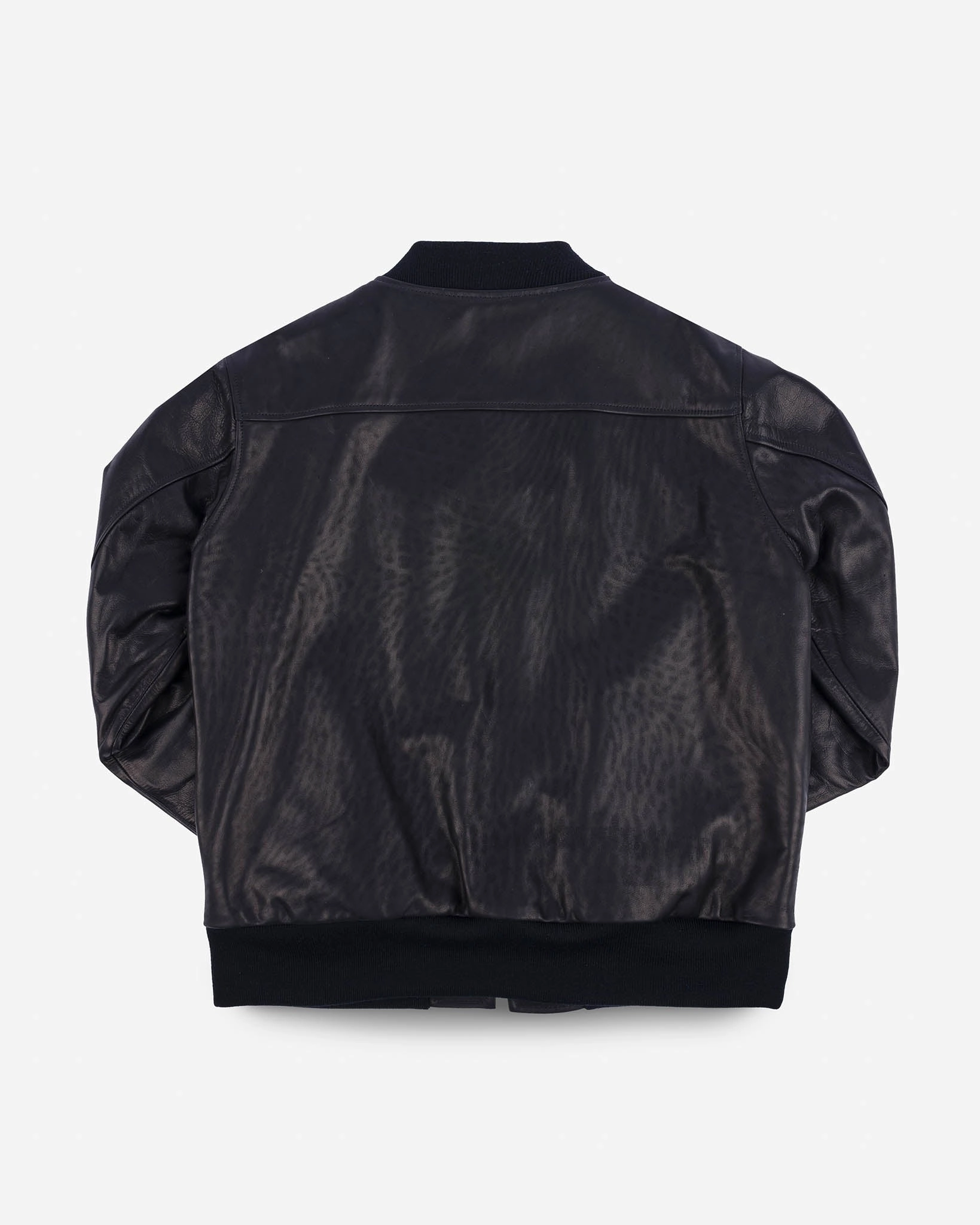 Iron Heart x Simmons Bilt Prairie Horsehide College Jacket - Black Wet Wicking Aramid Fiber Reinforcement