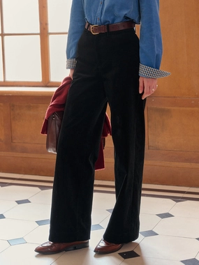 Isabela Straight Cotton Trousers Stretch Ready