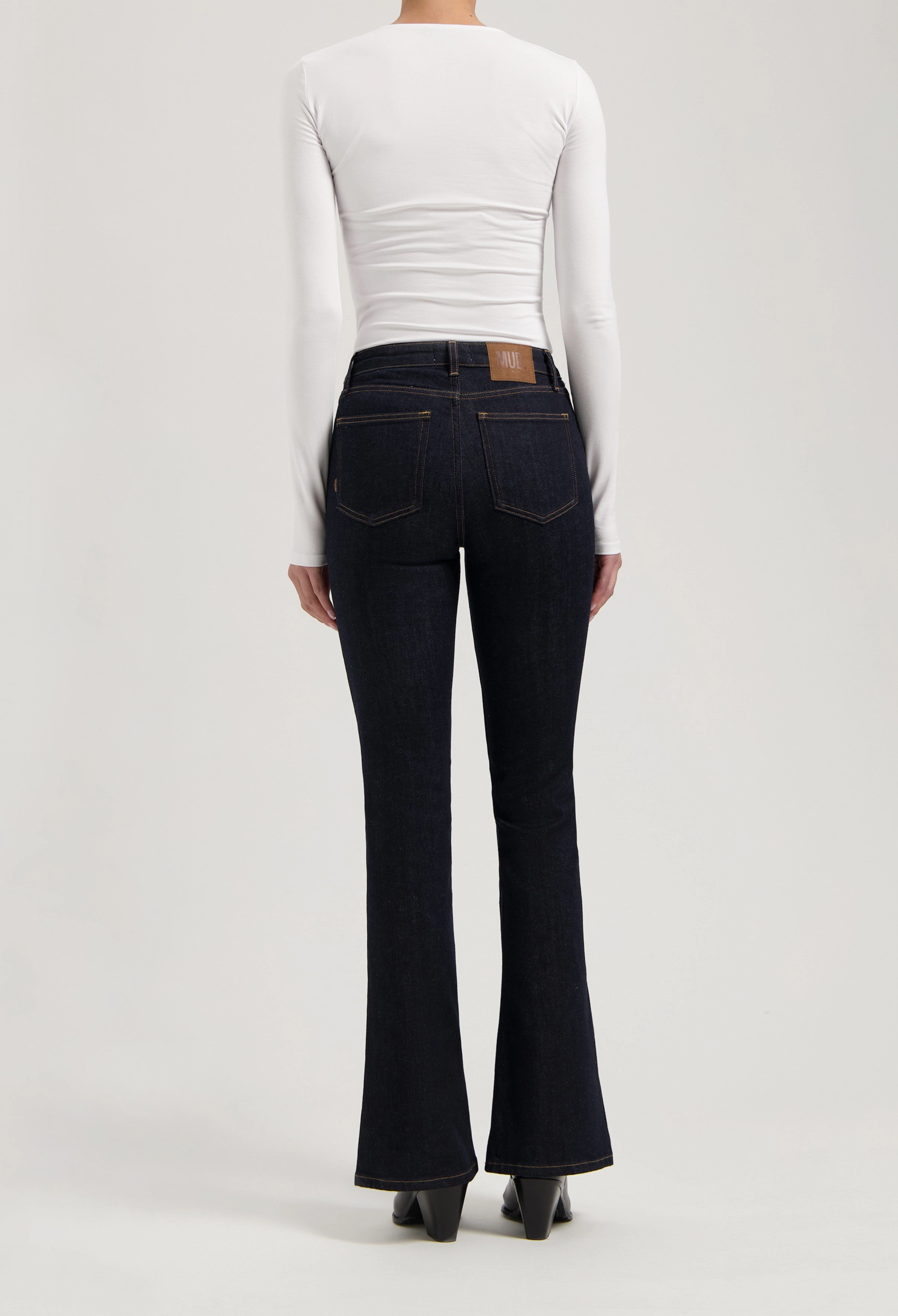 Isy High Flared - Strong Blue EcoFriendly Dye