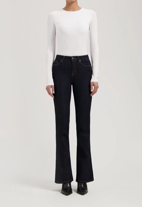 Isy High Flared - Strong Blue AntiStatic Cloth Self Love