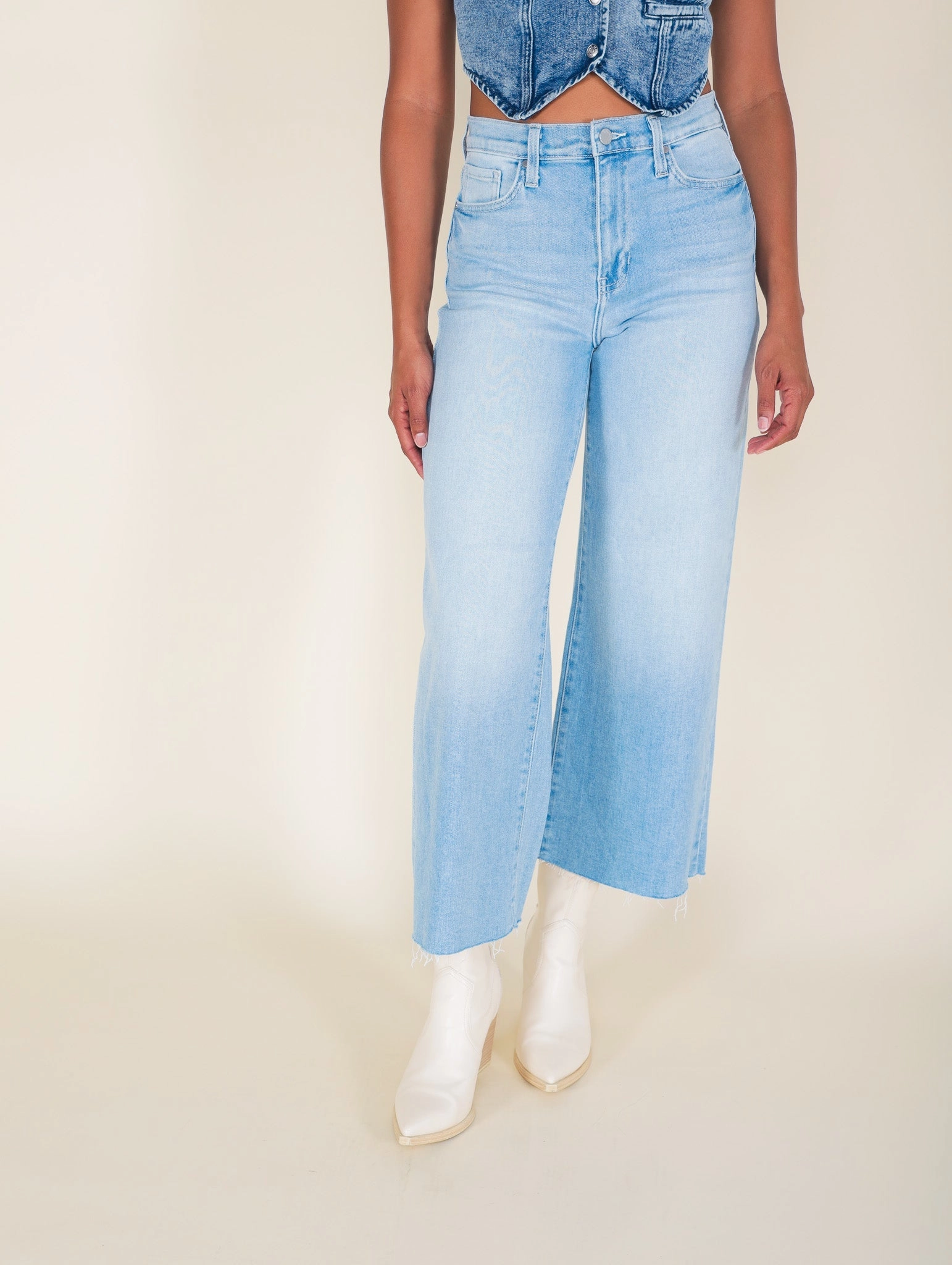 Chic Wear Juniper Jane Wide Leg Denim