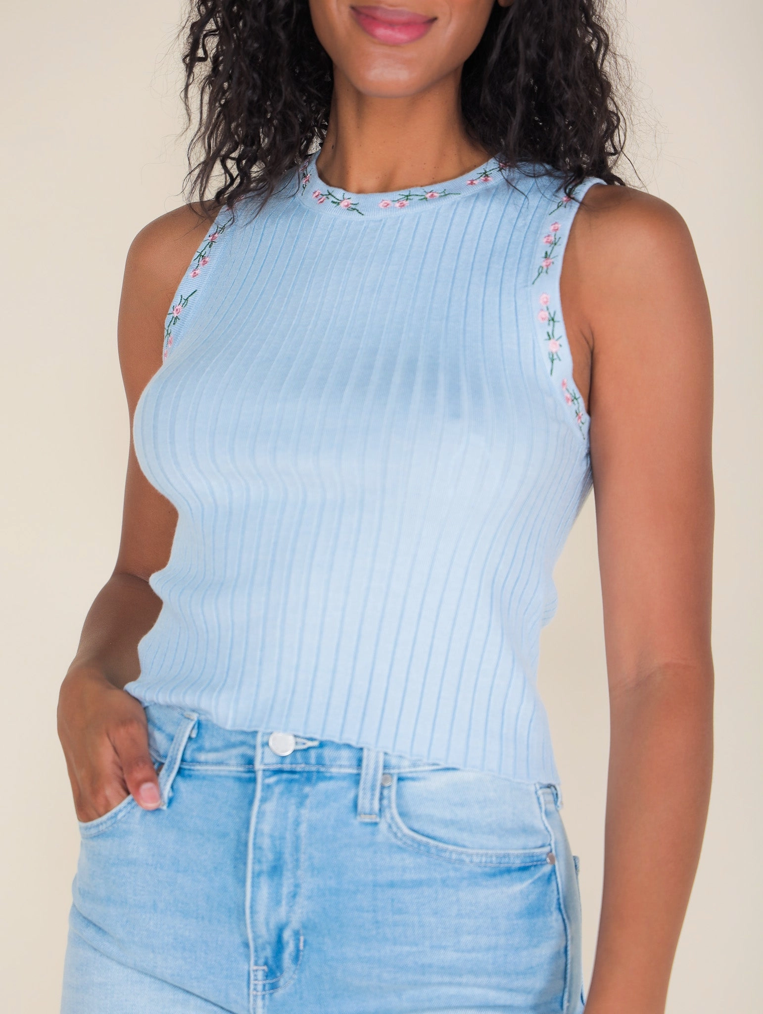 Krystal Sweater Tank Cozy Flex