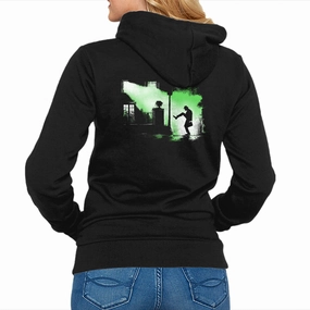 The Exorcist Of Silly Walks Chill Apparel Drawstring Hood