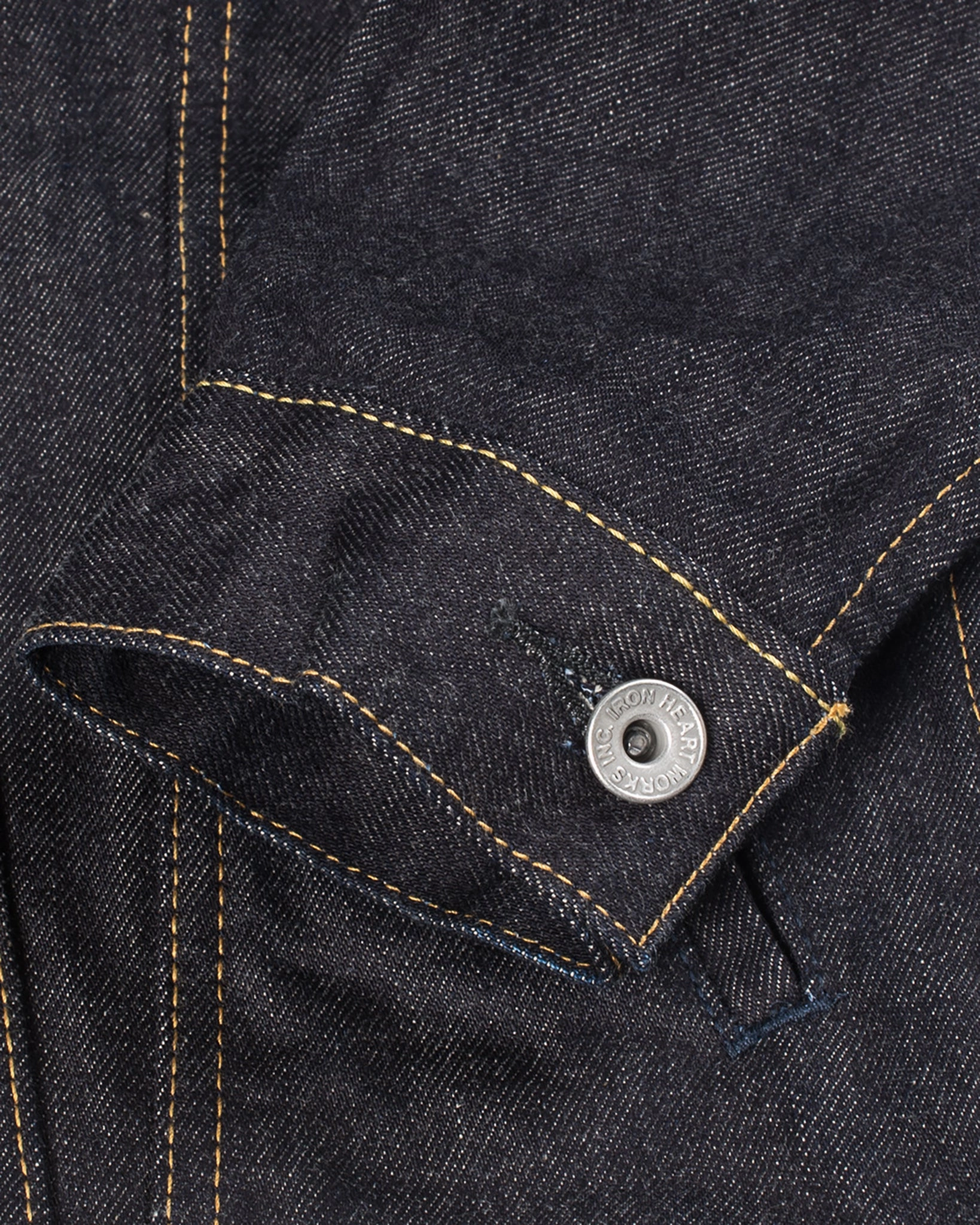 14oz Selvedge Denim Modified Type III Jacket -  Indigo Comfortable lining