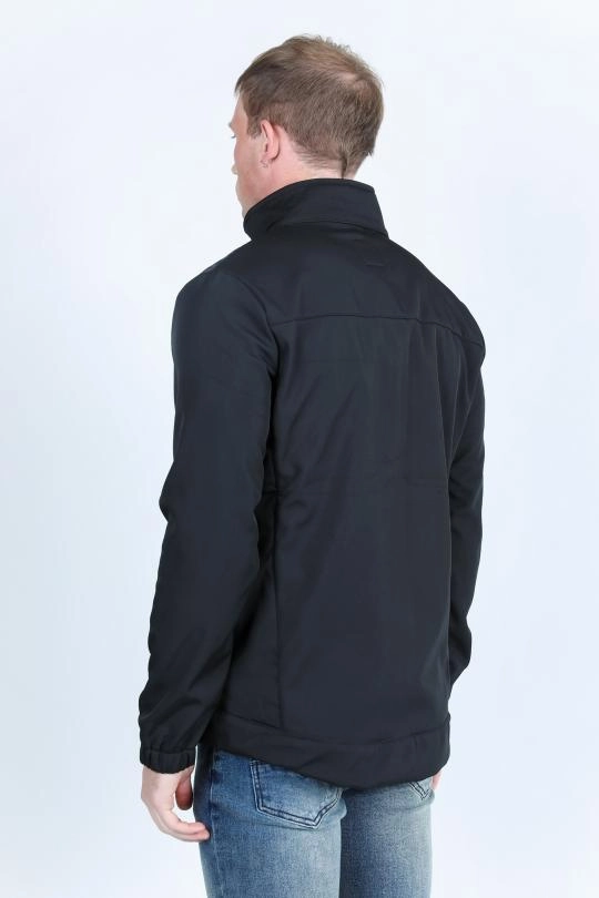 Mens Aztec SoftShell Concealed Carry Water-Resistant Jacket - Black Light Wool Beach Ready