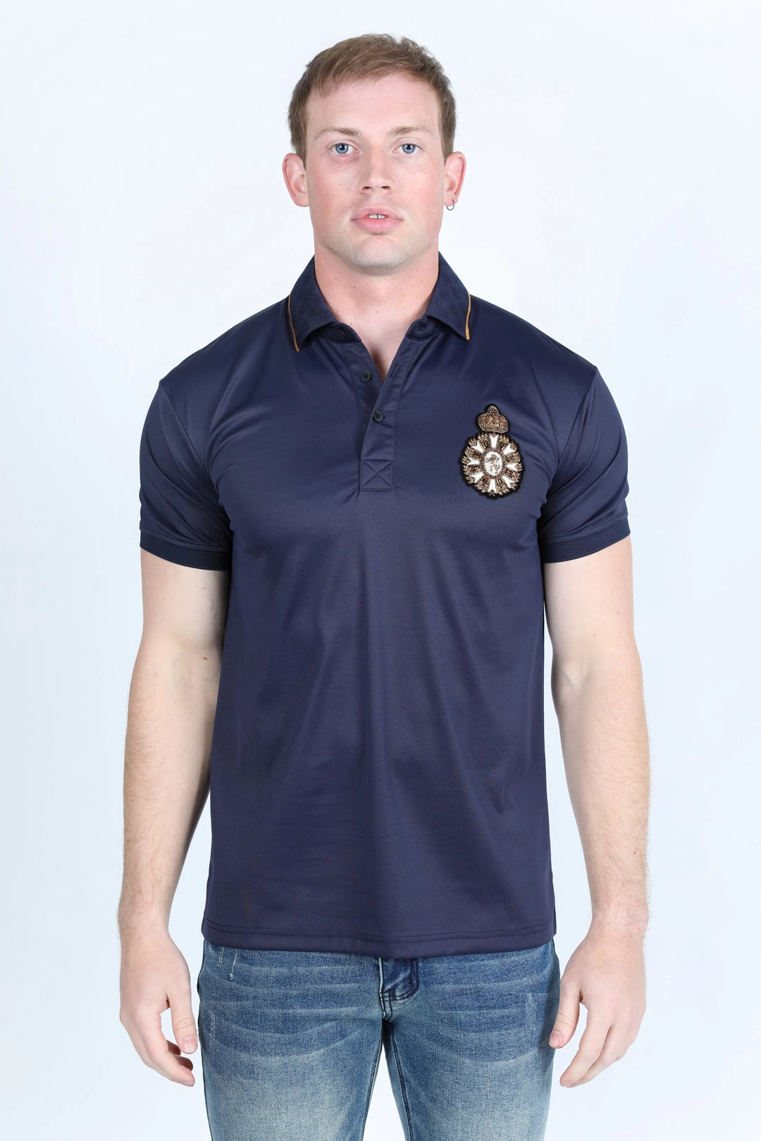 Mens Modern Fit Stretch Fashion Polo Comfortable Choice