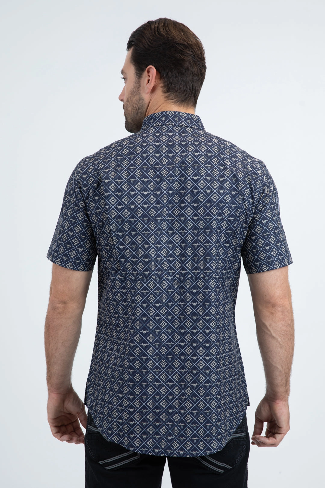 Standalone Option Sleepwear Mens Performance Classic Fit Short Sleeve Blue Shirt