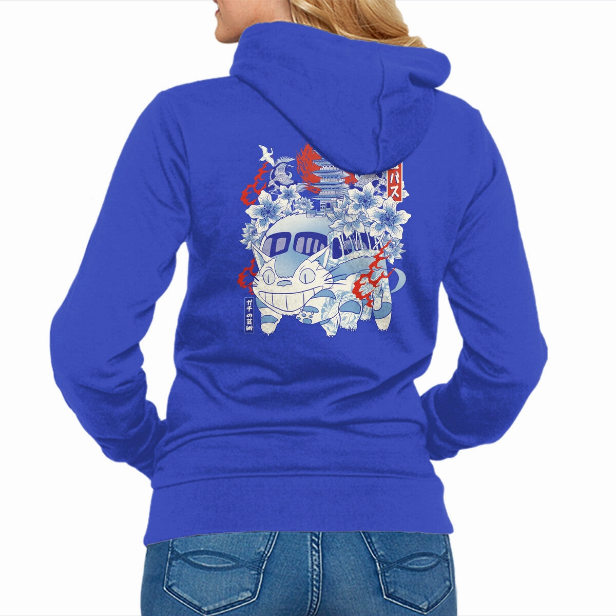 Chic Hoodie Porcelain Catbus