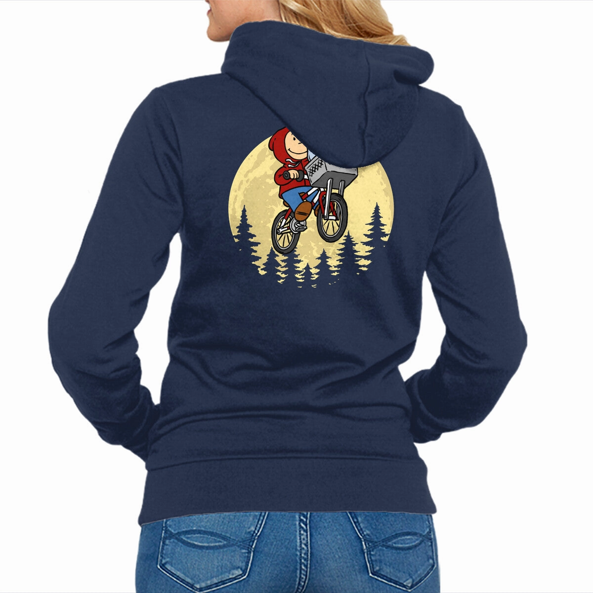 Plaid Design Casual Hoodie Style The Extraterrestrial Beagle