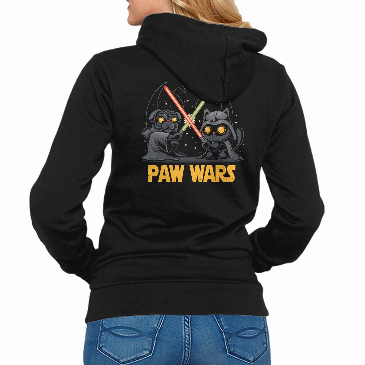 Soft Fabric Outdoor Hoodie Paw Wars