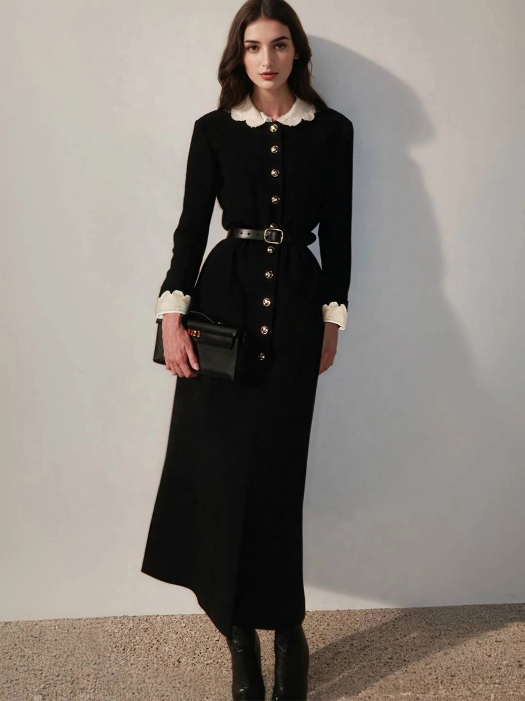 Noemi Peter Pan Collar Dress Effortless Design Fashion Dress