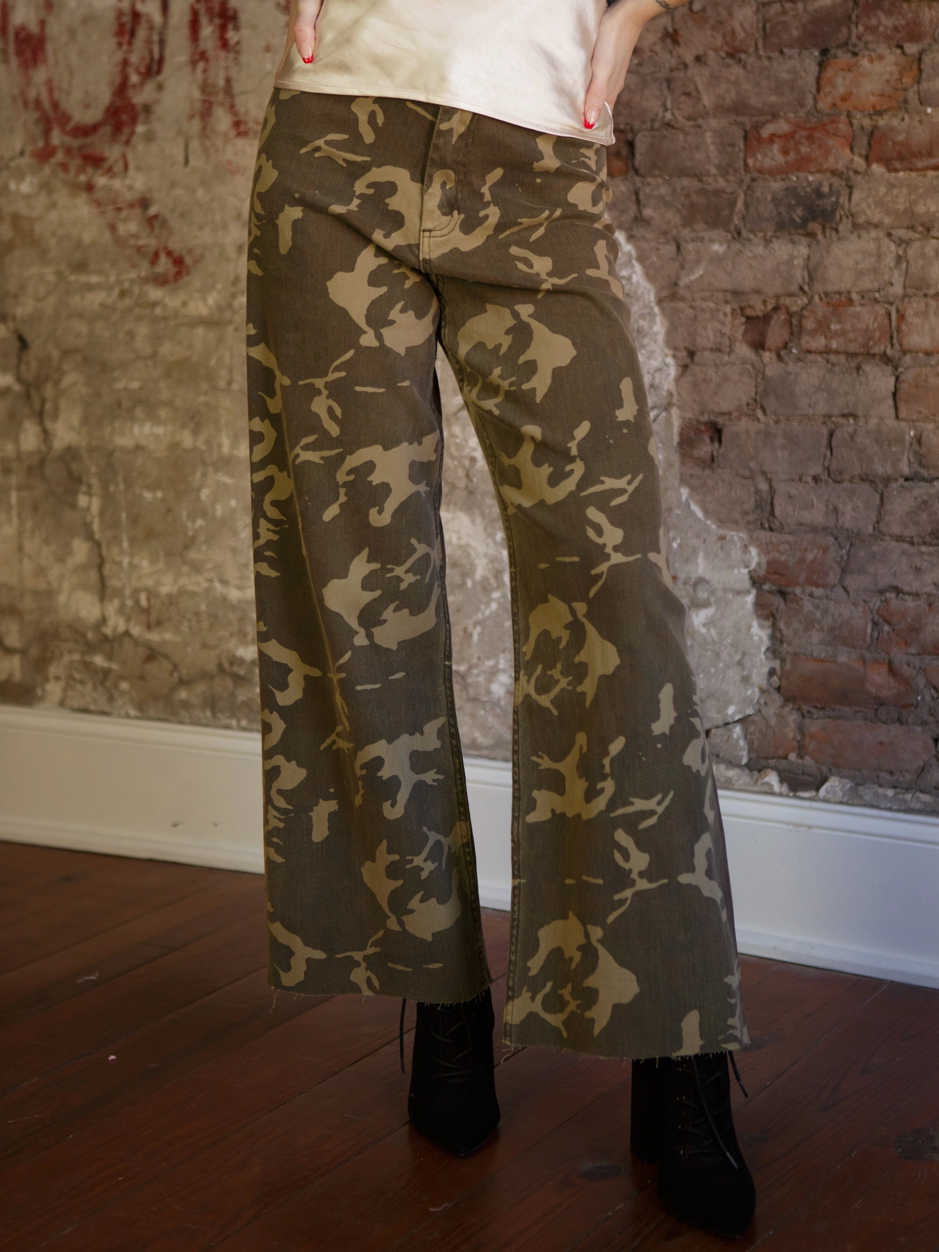 Mountain View Camo Jeans Organic Cotton Certification Ski Core