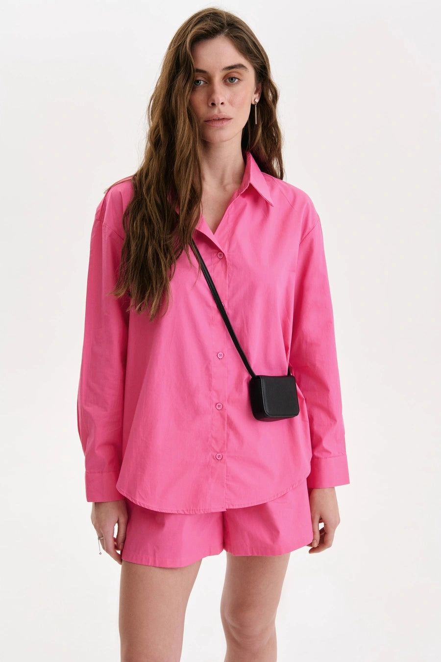Classic Fit Oversized style NEW Fuchsia Cotton Set