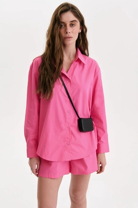 Classic Fit Oversized style NEW Fuchsia Cotton Set