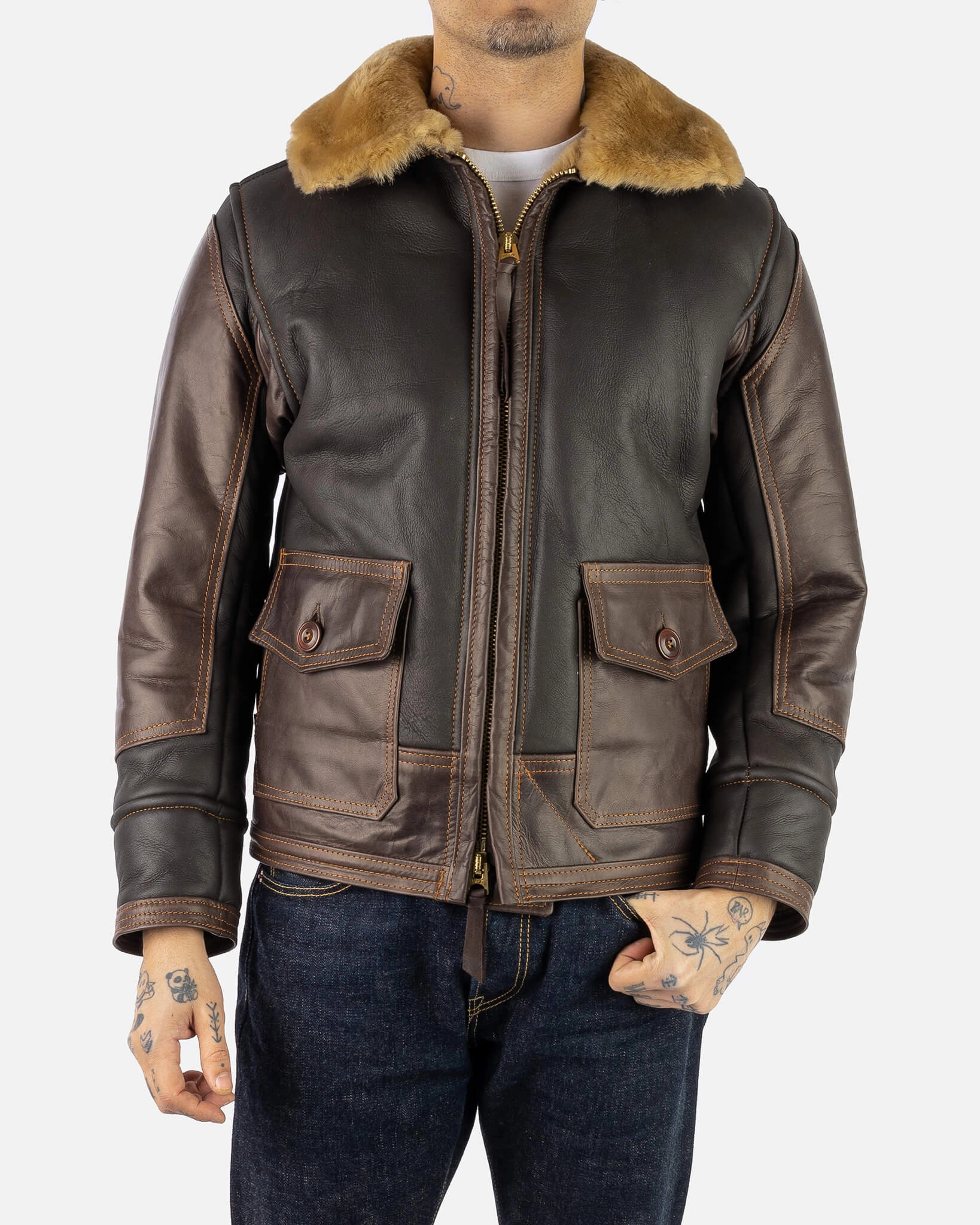 High End Look Iron Heart x Simmons Bilt Flight Jacket