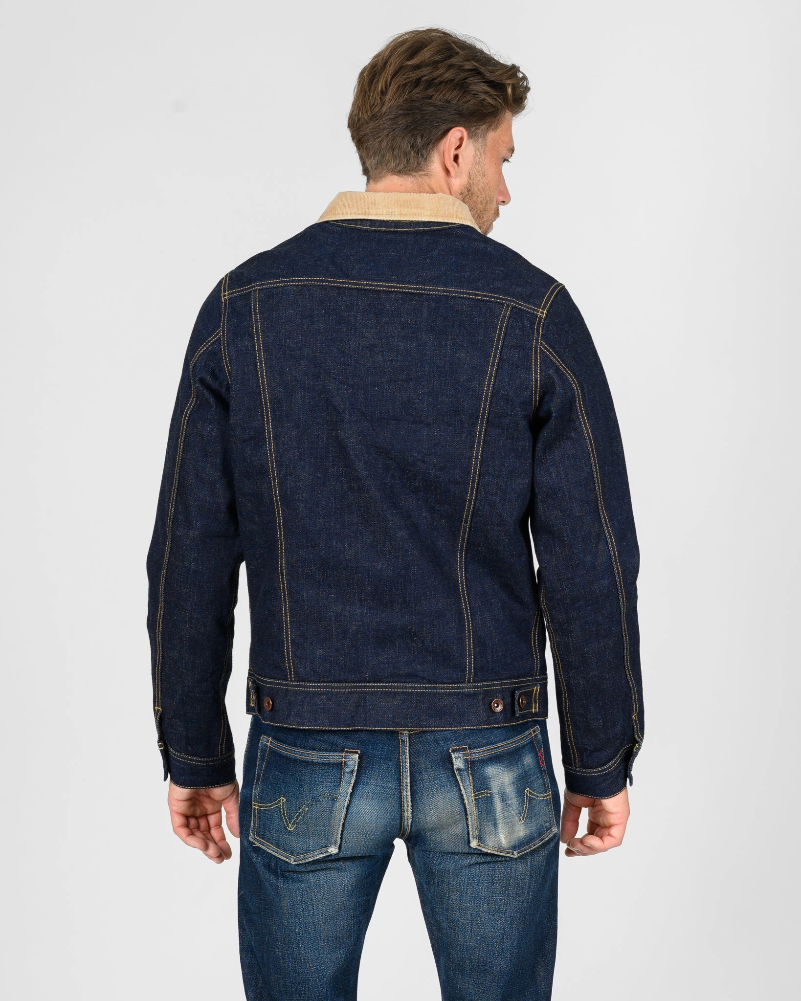 18oz Selvedge Denim Storm Rider Jacket - Indigo Weekend Outing Wear All Day Comfort Design