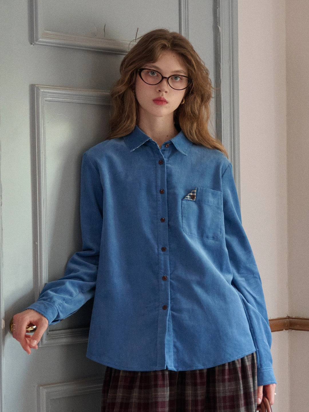 Day Glow HypoallergenicMaterial Davina Notch Lapel 100% Cotton Shirt