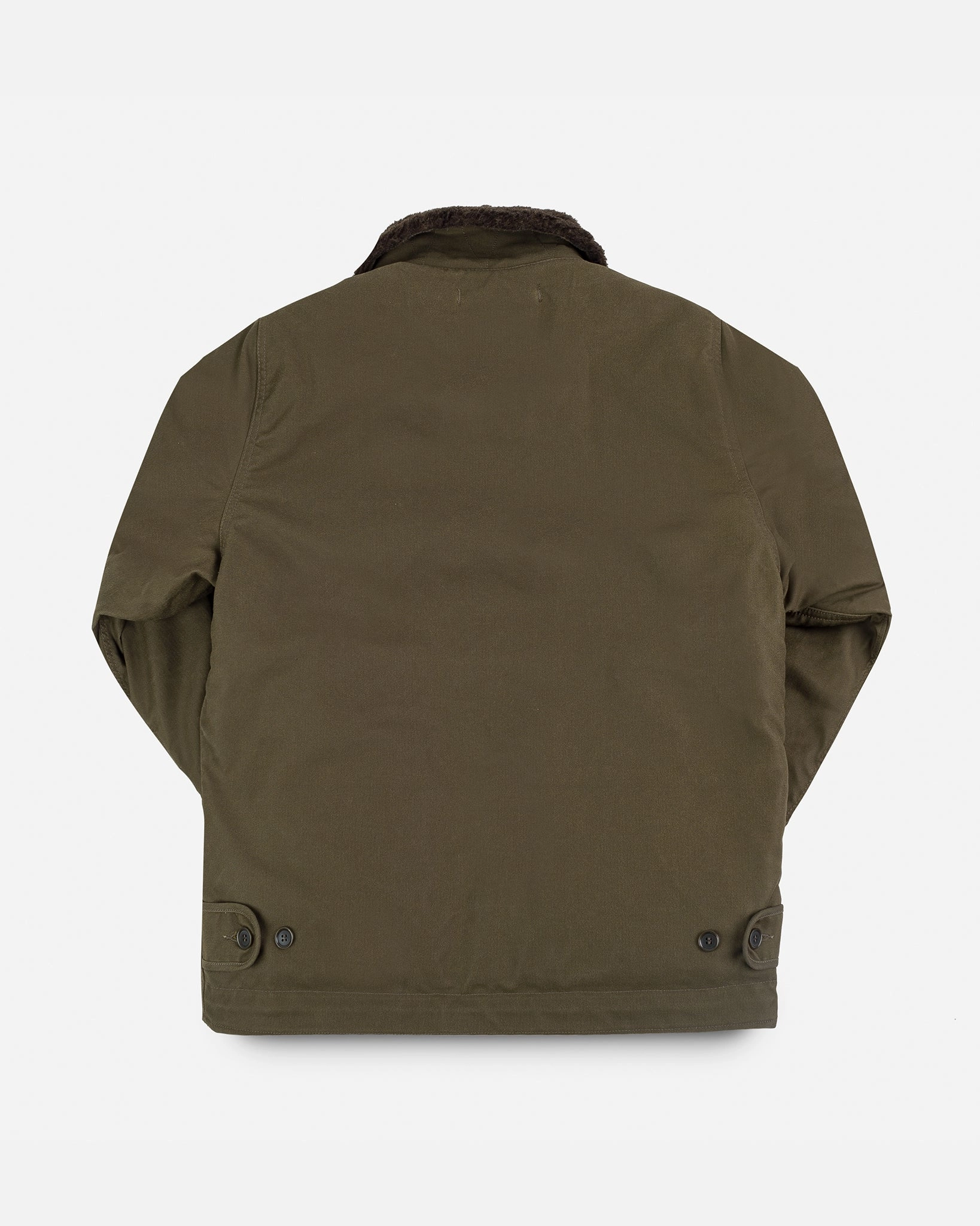 Oiled Whipcord N1 Deck Jacket - Olive Fade Resistant Dye Method Camo Print