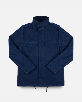 Thermal Retention Layer 16oz Natural Indigo Selvedge Denim M65 Field Jacket