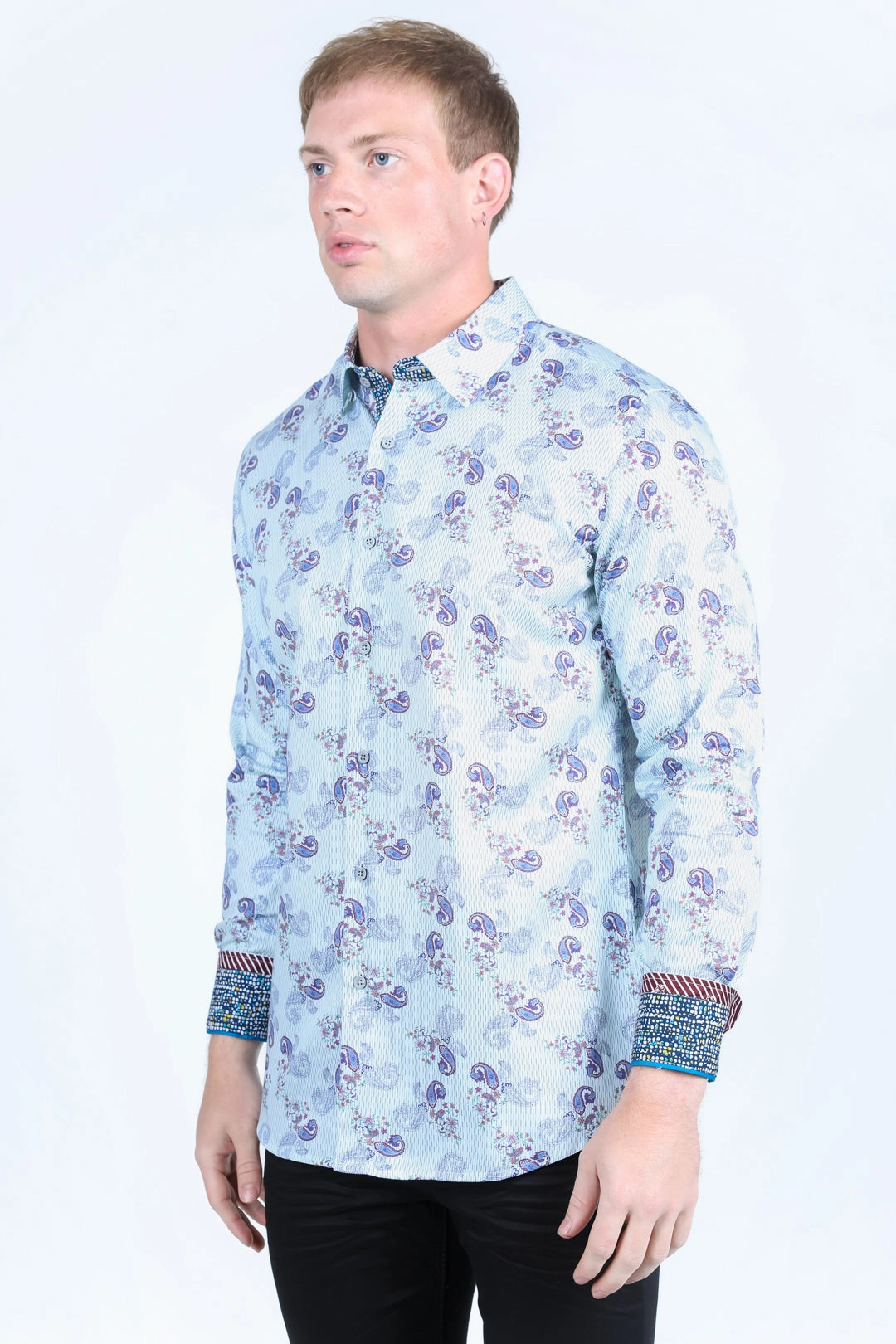 Satin Cotton/Spandex Long Sleeve Shirt Snag Free Surface