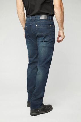 Modern Silhouette Pax Men's Dk Blue Slim Stretch Jeans