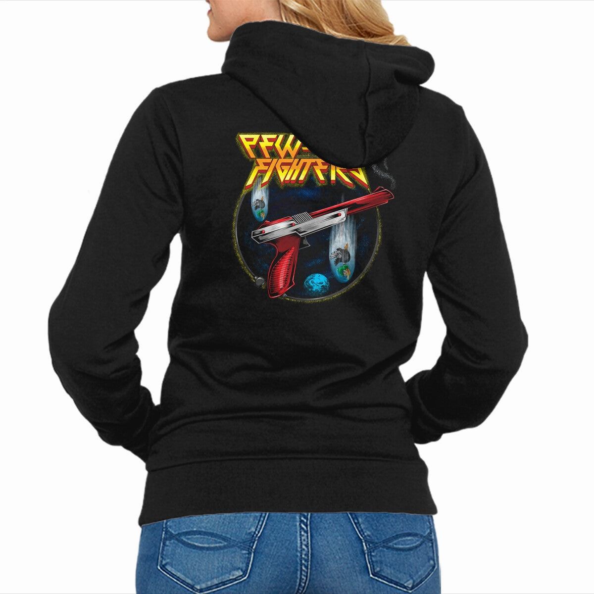 Pew-Pew Fighters Comfort Hoodie Water Resistant