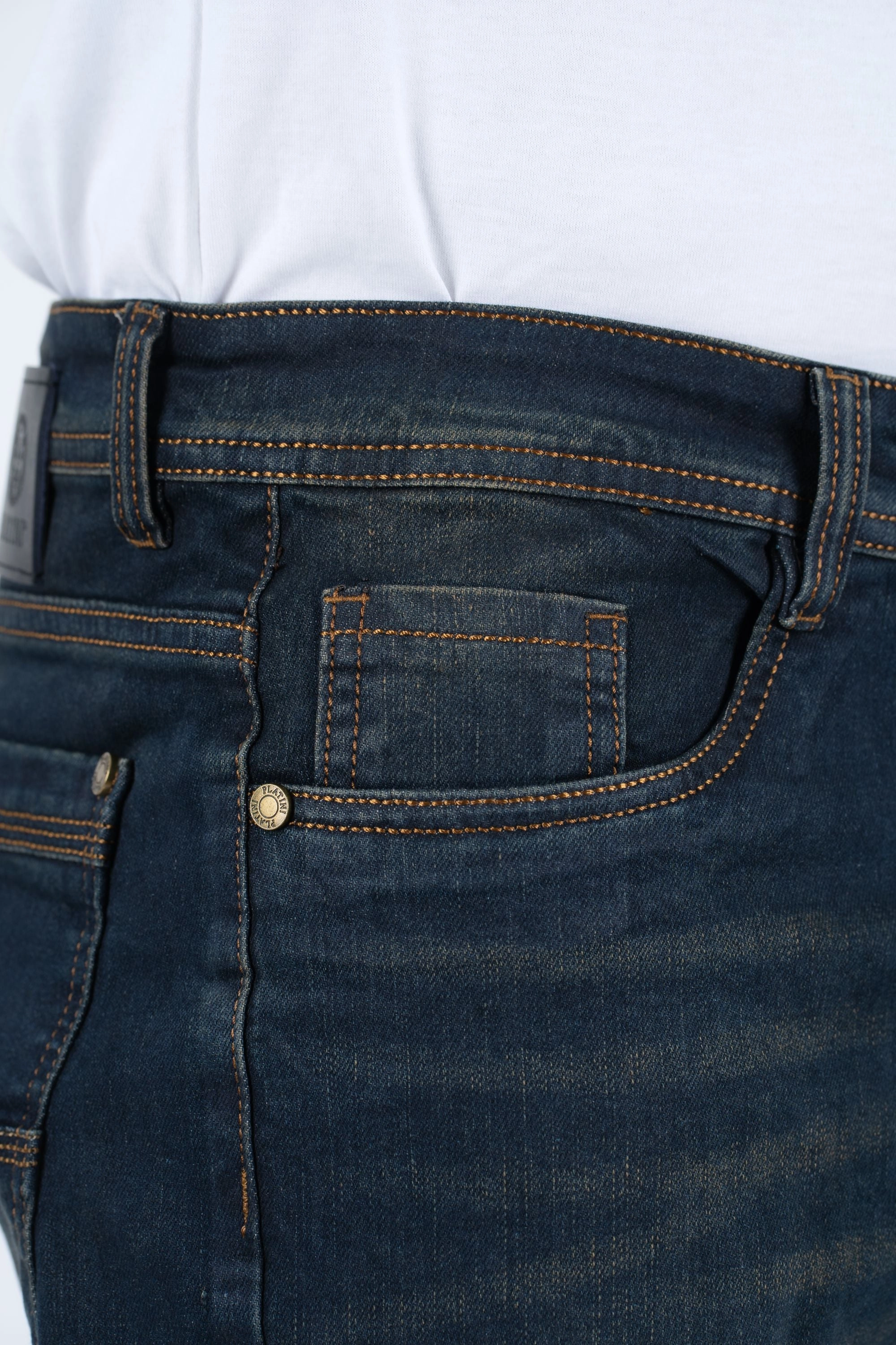 Holt Men's Dark Blue Boot Cut Jeans Casual Student Outfit Casual Spring Mood Classic Wear