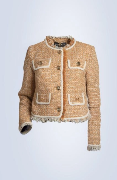 Anti Static Lining TWEED CROP JACKET